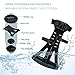 Jerrybox Makeup Organizer Adjustable Professional Makeup Organizer, Compact Size with Large Capacity, Fits Different Types of Cosmetics and Accessories (Black)