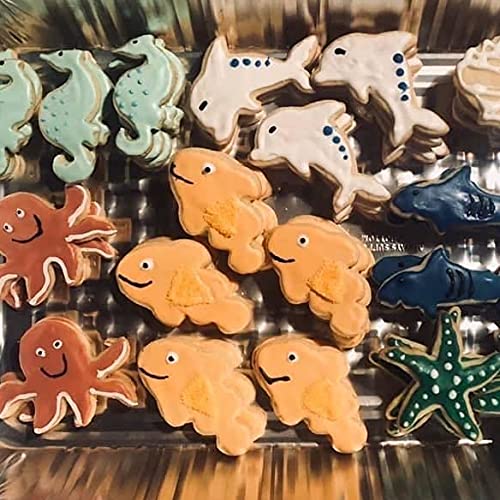 Under the Sea Creatures Cookie Cutter Set3 inches7 PieceShark