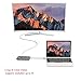Lenovo USB-C Hub, Type C Adapter With HDMI Port, Gigabit Ethernet Port, USBC Charging Port, 2 USB 3.0, 1 USB 2.0 Ports, SD/TF Card Reader, Compatible For USB C Devices