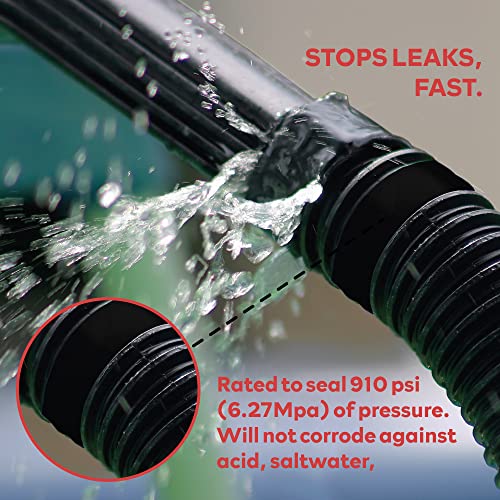 XFasten Selffusing Silicone Tape Pro, Black, 1.5Inch x 15Feet