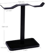 Avantree HS908 Dual Headphone Stand Desk Gaming Headset Holder Mount Hanger view 7