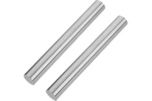 Utoolmart Round Steel Rod, 12mm HSS Lathe Bar Stock Tool 100mm Long, for Shaft Gear Drill Lathes Boring Machine Turning Miniature Axle, Cylindrical Pin DIY Craft Tool, 2pcs