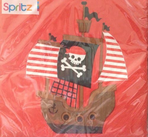 Pirate Ship Party Napkins 16 2plyncount Luncheon Napkins