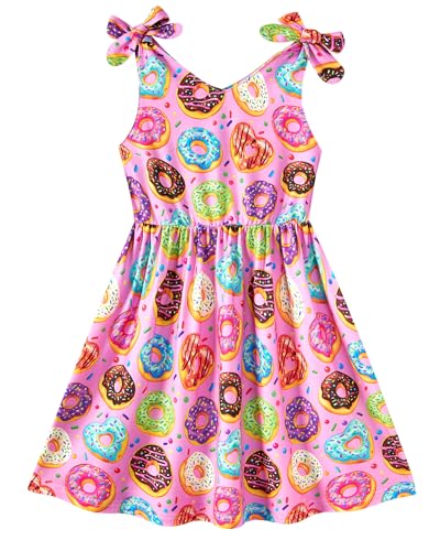 Enlifety Girls Pink Donut Dress