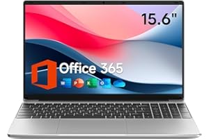 Jumper 15.6 Inch Laptop with Office 365, 4GB RAM 128GB Storage Expandable 1TB, 4 Cores Celeron, HD Display, Windows 11 Laptop
