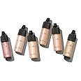 Luminess Air Airbrush Basic Makeup Starter Kit, 0.25 oz x 4 Bottles, Silk 4-in-1 Airbrush Foundation, Medium