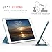MoKo Case for iPad Pro 9.7 - Slim Lightweight Smart-shell Stand Cover with Translucent Frosted Back Protector for Apple iPad Pro 9.7 Inch 2016 Release Tablet, Light BLUE (with Auto Wake / Sleep)