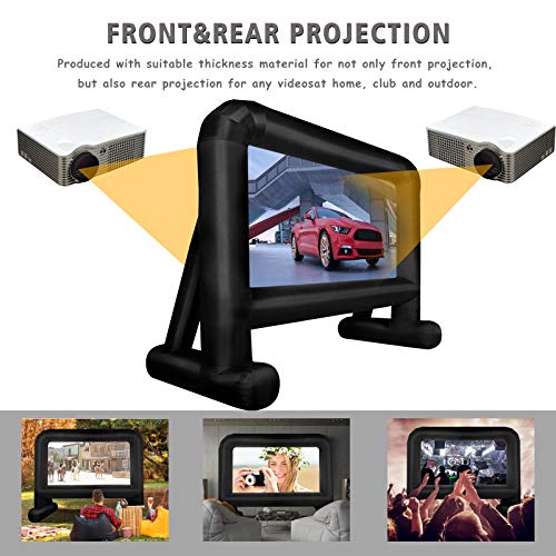 Amazon outtoy 14 ft inflatable movie screen blow up mega movie