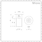 Milano Select Free Running Slotted Basin Waste Chrome Stainless Steel view 3
