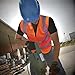 Neiko 53966A High Visibility Safety Vest with 2 Pockets, ANSI/ISEA Standard | Color Neon Orange | Size M