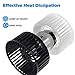 AUTEX HVAC Blower Motor Assembly Compatible with BMW 323i 2001-1999/BMW 323ti 328i 2000-1999/BMW 325Ci 330Ci 2006-2001/BMW 325i 325xi 330i 330xi 2005-2001/BMW 328Ci 2000/BMW X3 2010-2004 700165