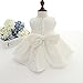 Baby Girl Dress Christening Baptism Gowns Christmas Formal Dress, White, 6M