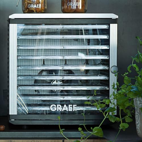 GRAEF DA510EU Dörrautomat in Silber mit Timeranzeige, Temperaturkontrolle, 30–70°C regelbar, übersichtliches Display, platzsparendes Schubladendesign thumbnail 3