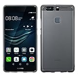 Huawei P9 Case, IVSO Huawei P9 Case - High Quality Ultra-Thin Soft TPU Case for Huawei P9 Phone(Black)