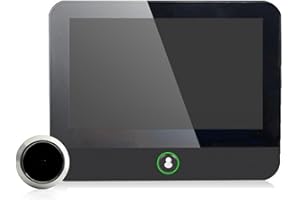 YUNIR Digital Door Viewer, 1080P Door Peephole Camera with HD Screen, 120° Wide Angle, for TUYA APP, 5000mAh Battery Capacity, for Home Security