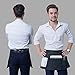 NEZZON Black Waitress Apron-5 pack with 3 Pockets: 7.9x6.5”–Commercial Grade 35% Cotton & 65% Polyester–Professionally Hemmed Edges to Last–Smart Look,Low Crease–Machine Wash,Iron,Quick Dry