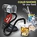 Smoking Gun Accessory Set, 11 PCS, Food Smoke Infuser Accessories - Disk Lid and Cocktail Ball Glass with Straw for Drink Smoker, Dome for Cold Smoke, Smoking Cloche for Drinks, 7 Flavors Wood Chips