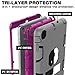 TOPSKY Compatible with Three Layer Defender Full Body Protective Case for iPad Mini, Mini 2, Mini 3, Mini Retina Bundle Grey Pink