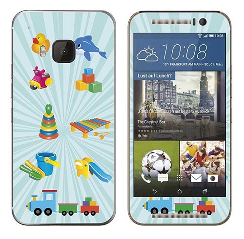 Royal RS 113883 Sticker Stickers FOR HTC ONE M9 with Babies Toys
