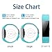POY Replacement Bands Compatible for Fitbit Charge 2, Adjustable Breathable Wristbands with Air Holes Straps, Small Teal 1PC