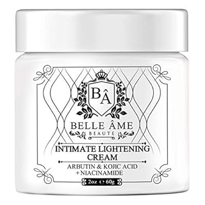 Intimate Skin Lightening Cream - Belle Ame - For Anywhere on your Body - Underarms, Knees, Thighs, Elbows, Buttocks, Private Parts, Dark Spots (2oz)
