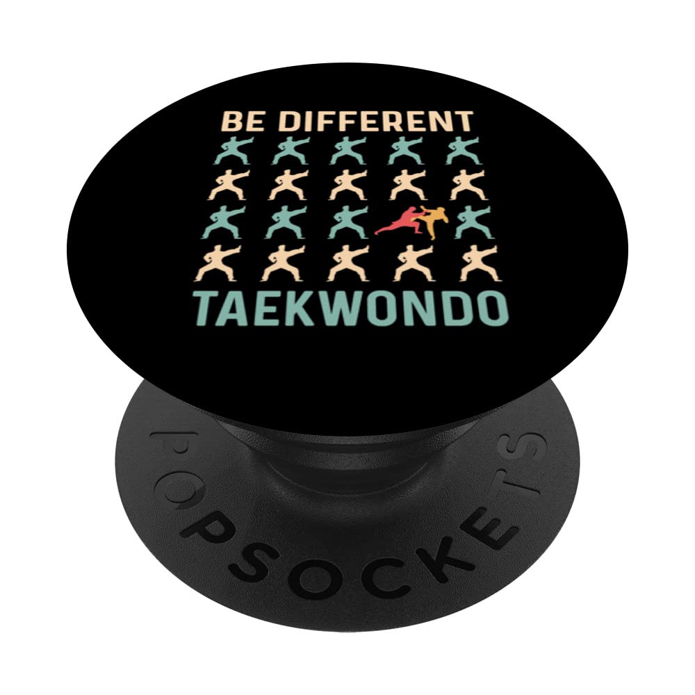 Be Different Taekwondo Black Belt PopSockets Swappable PopGrip