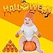 R.HORSE 10 Pcs Halloween Pumpkin Squishies Set Kawaii Cream Scented Squishies Slow Rising Decompression Squeeze Toys for Kids Decorations Gift