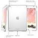 New iPad 9.7 2018/2017 Case, Clayco Clear Back Protector Lightweight Slim Fit for iPad 9.7 Case Compatible with Offical Apple Smart Covers and Keyboard (Frost)
