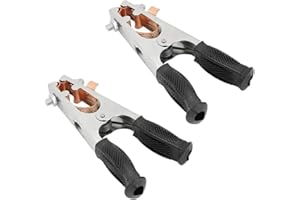 Bolsen 2pcs 300A/500A/800A Earth Ground Cable Clip Clamp Welding Manual Welder Electrode Holder Welding Processing Ground Cla
