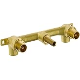 Delta Faucet Wall-Mount Rough-In Valve for Delta 2-Handle Wall-Mount Bathroom Faucets R3500-WL