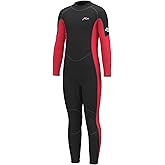 Hevto Kids Wetsuit for Boys Girls Toddler Youth 3/2mm Neoprene Full Wet Suits in Cold Water for Swimming Surfing Diving
