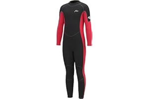 Hevto Kids Wetsuit for Boys Girls Toddler Youth 3/2mm Neoprene Full Wet Suits in Cold Water for Swimming Surfing Diving