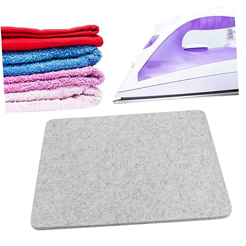 VICASKY Heat Resistant Wool Ironing Mat Pressing Pad for Quilting Embroidery Sewing Crafts Slip Felt Pad for Tabletop and Ironing Board Use Dual Sided Pressure Mat for Garment Work and