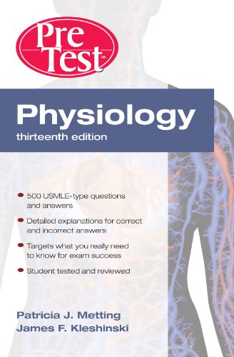 PHYSIOLOGY PRETEST SELF-ASSESSMENT AND REVIEW