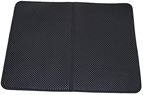MJstar Cat Litter Mat, Double Layer Litter Box, Durble EVA Trapping Pad, No nslip Waterproof Base Layer Honeycomb
