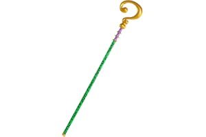 SUIT YOURSELF Riddler Cane for Adults, Batman Villain Halloween Costume Accessory, Plastic, 6-1/2" W x 40" L Multicolor