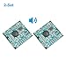 Maluokasa Voice Sound Recorder DIY Kit 2-Set, 120s Second 16KHz Sound Recording Playback Module for Circuit Learning Creative Music Card Gift
