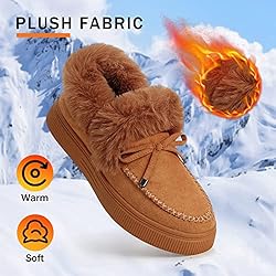 TINSTREE Winter Flat Boots Warm Durable Shoes