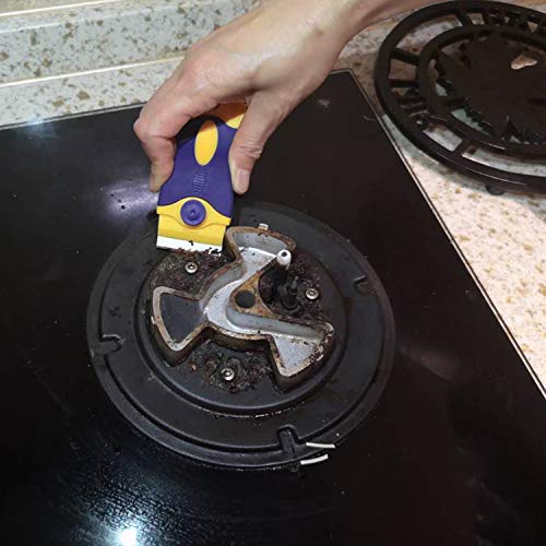 MANUFORE Portable MultiPurpose Razor Blade Scraper for Cleaning Glass