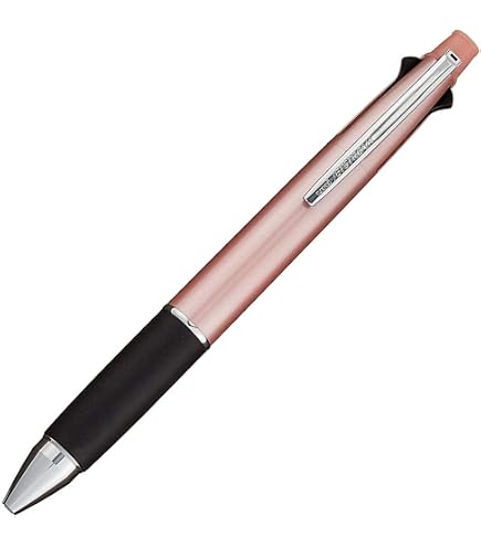 Stylo Multifonction Jetstream 4&1 BAMBOO 0.5 Mm - Poignée Bambou, Encre Fluide, Noir/rouge/bleu/vert, Gomme