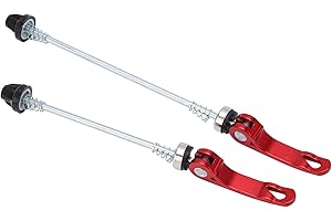 Bike Skewer,Quick Release Front Rear Wheel Hub for Cyclists Lightweight Red Pair Cycling Tools for Commuters Mountain Bikers 