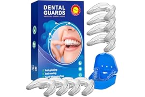 SHWD Mouth GuAR_d for Clenching Téeth at Night, 8Pcs Comfortable&Professional Night GuAR_ds for Teeth Grinding with Hygiene Case…