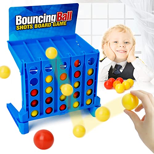 Connect Bouncing Ball 4 Shots Game, KETIEE Large Classic 4 in a Row