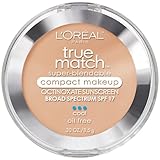 L'Oreal Paris True Match Super-Blendable Compact Makeup, Creamy Natural, 0.30 Ounces