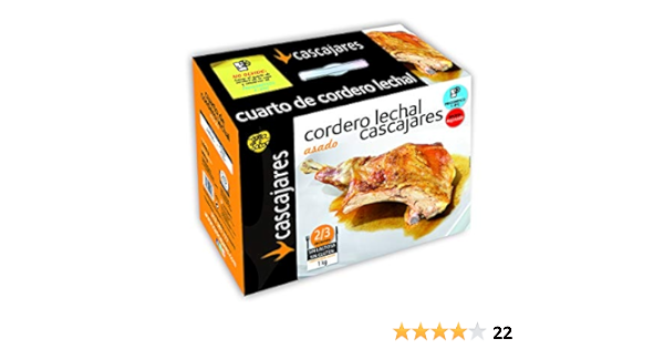 CASCAJARES - Cuarto de Cordero Asado. Cocinado con su ...