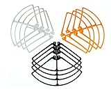 Yiwa 12pcs RC Drone Guard Circle Prop Protective Frame Guard Spare Parts For Syma X8 X8C X8W X8G X8HC X8HW X8HG RC Aircraft Helicopters Parts Toy Hobbies Accessories 3 Colors