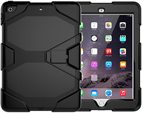 NEW ipad 9.7 2017 case ,Bingcok Heavy Duty Shockproof Three Layer Hard PC+Silicone Hybrid High Impact Resistant Defender Full Body Protective Case