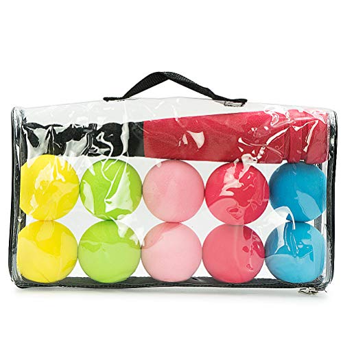 image for Aoneky Min Foam Bat with Multi Balls for Toddler - Indoor Soft Super S