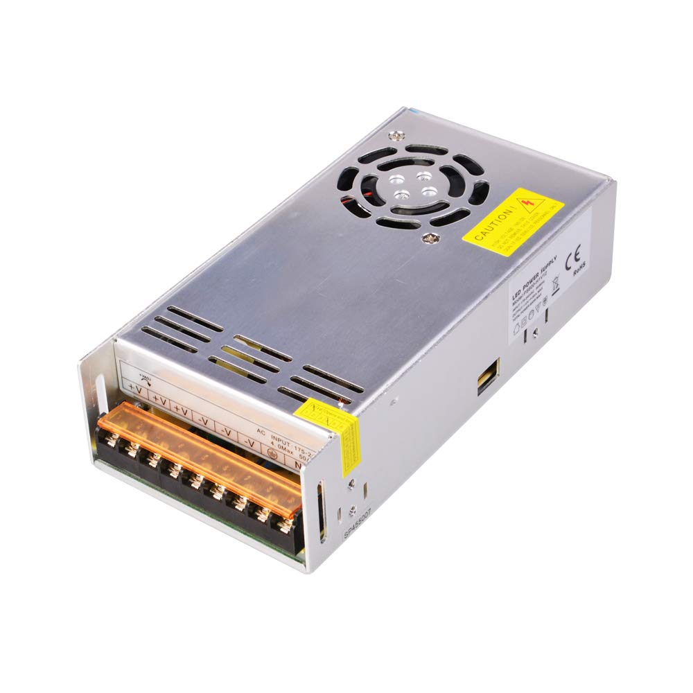 Dapenk PS Series Aluminum Case Indoor 600W Led Power Supply Unit 12V PSU For LED Bulbs Strip Light (PS600-H1V12)