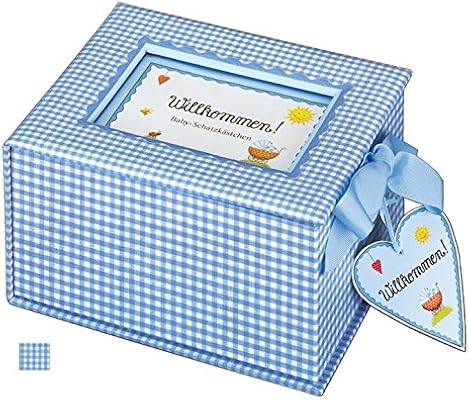 Baby Schatzkastchen Willkommen Hellblau Mussenbrock Anne Amazon Com Tr